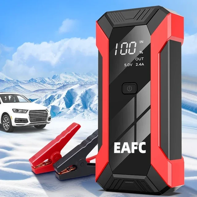 EAFC 600A 12000mAh Car Jump Starter Power Bank Portable Auto Buster  Emergency Booster Starting Device Starting for Car