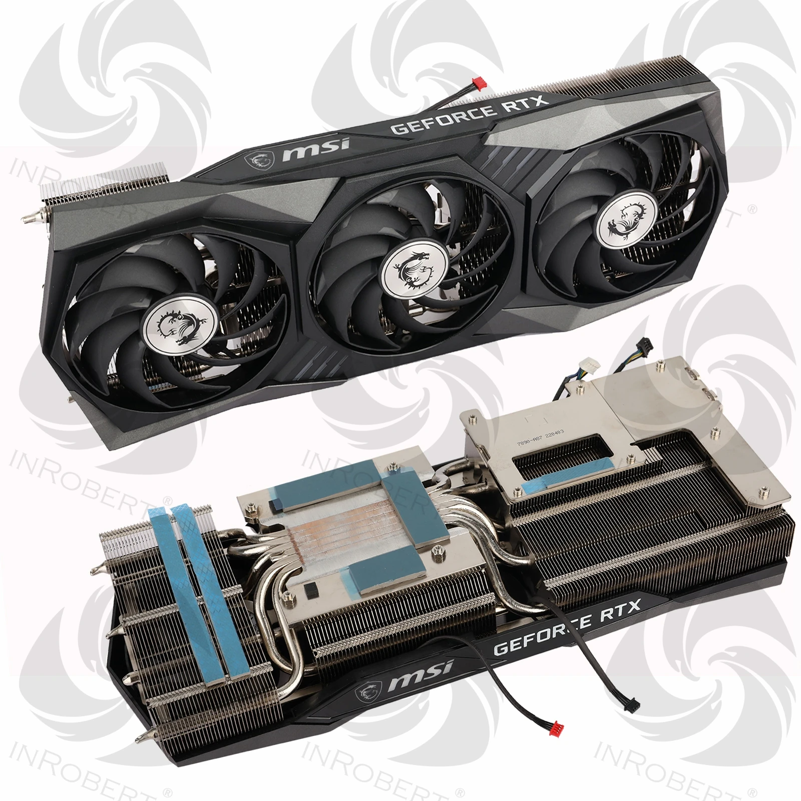 Nuovo Dissipatore Di Calore Della Scheda Video Originale Rtx3060 Rtx3060Ti Rtx3070 Rtx30780Ti Per Dissipatore Di Calore Msi Rtx 3060 3060 Ti 3070 3070
