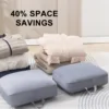 Closet Quilts Organizers and Storage Space Saving Comforters Storage Bag with Breathable Hole for Bedroom Closet Dorm 6