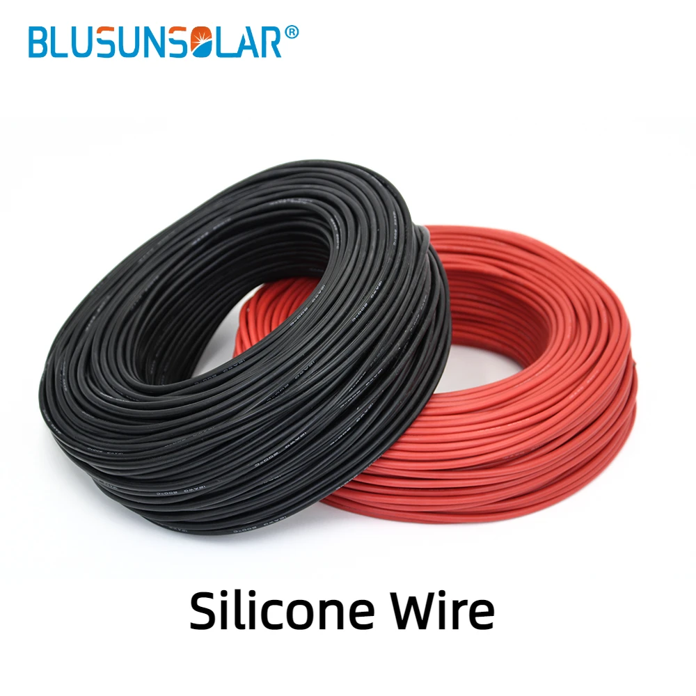 10 Metri/Lotto Cavo In Silicone Elettrico Morbido Speciale Resistente Al Calore 6 8 10 12 14 16 18 20 22 Awg Colore Rosso Nero