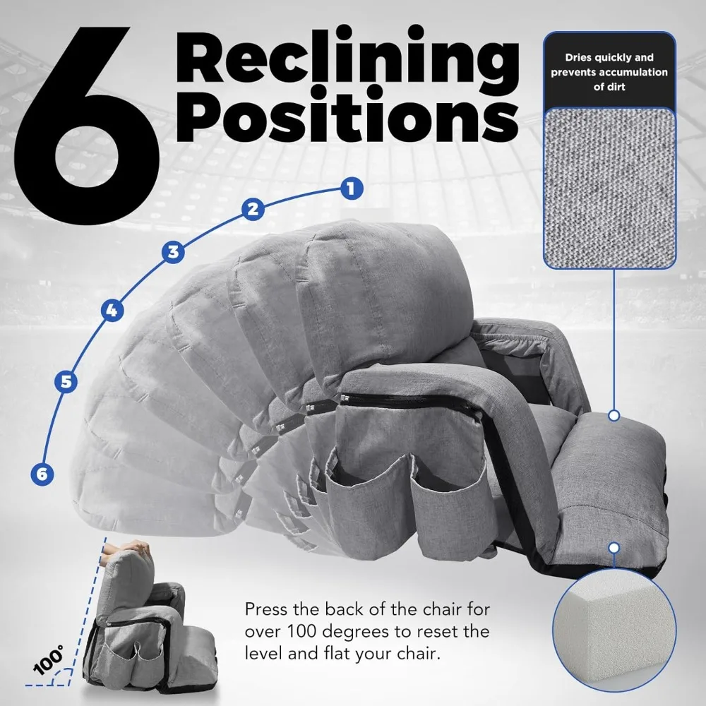 2-Pack Wide Stadium Seats 5