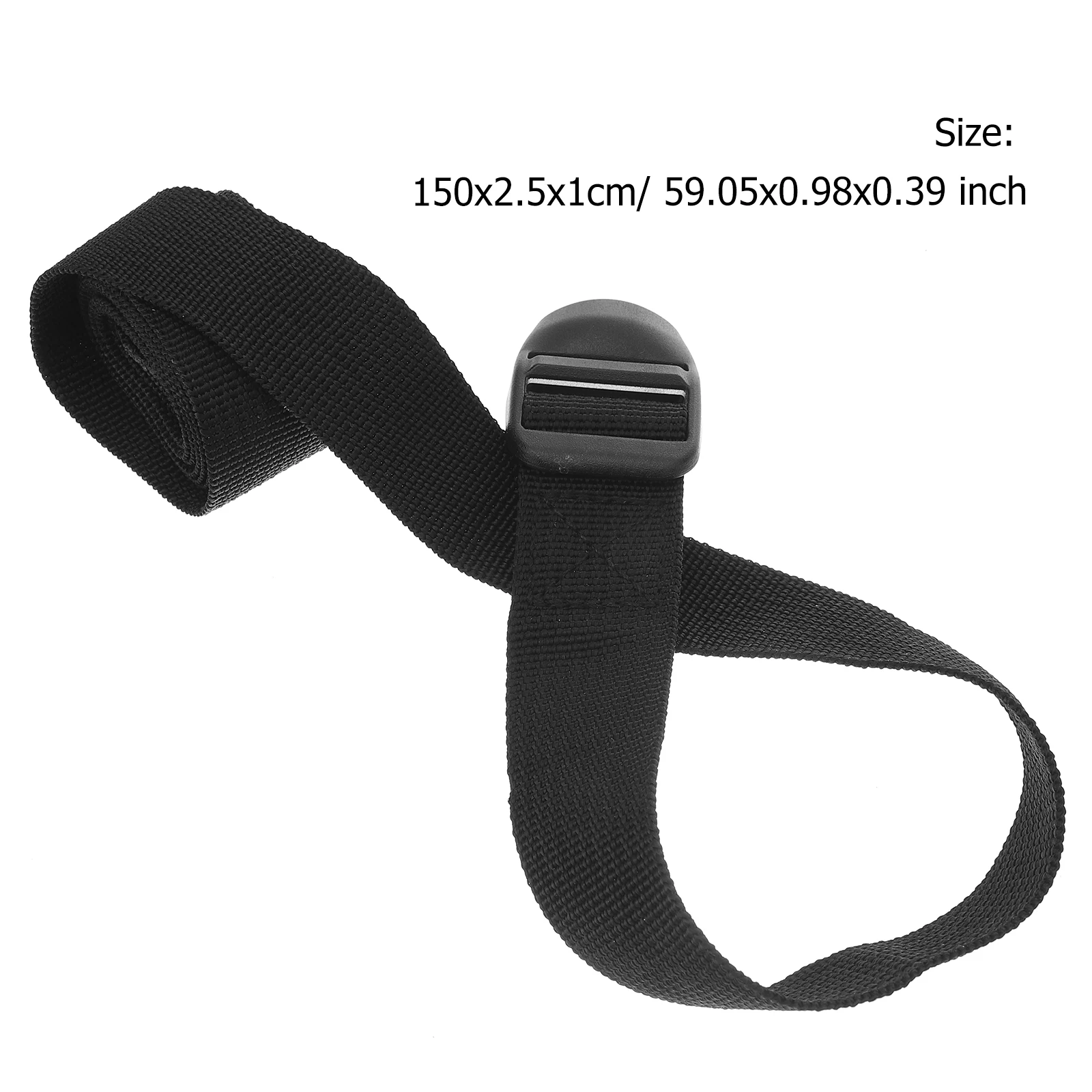 Cargo Straps Cargo Tie Down Strap Tie Down Straps Lashing Strap 3pcs 1.5m Practical Tie Down Strap Strong Ratchet Belt Suitcase Safety Strap Cargo Lashing with Press Buckle for Outdoor (Black)