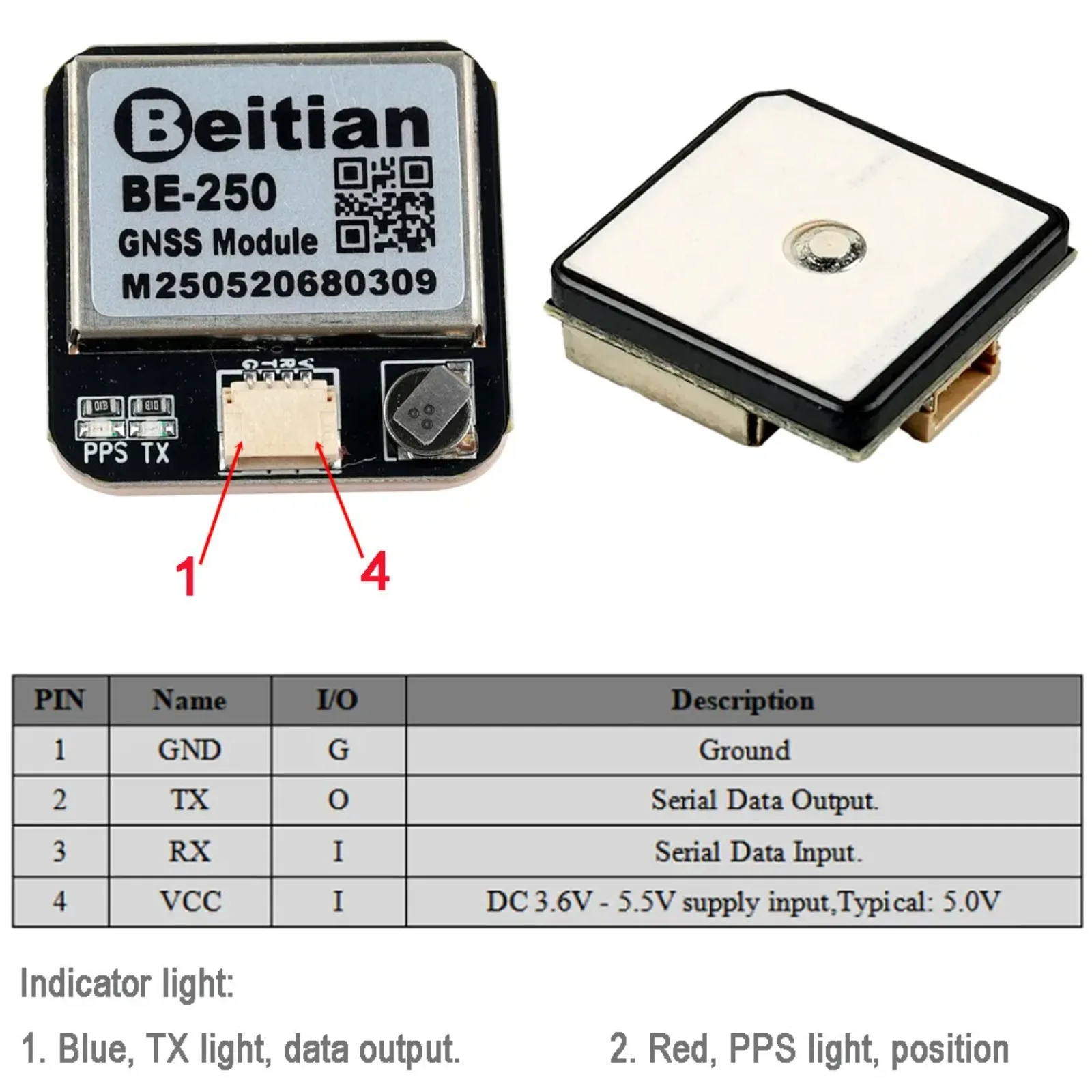 Module GPS Boussole BE-880 pour Randonnée Navigation