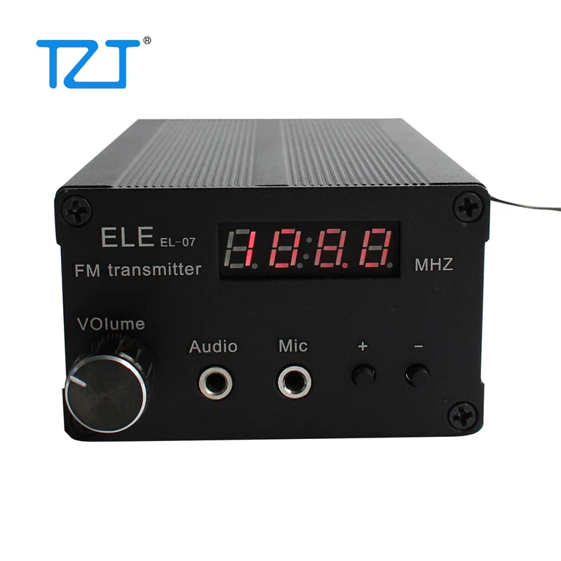 TZT 0.5W Stereo FM Transmitter Wireless Audio Broadcast Radio Power Adjustable w/ Antenna Cable |