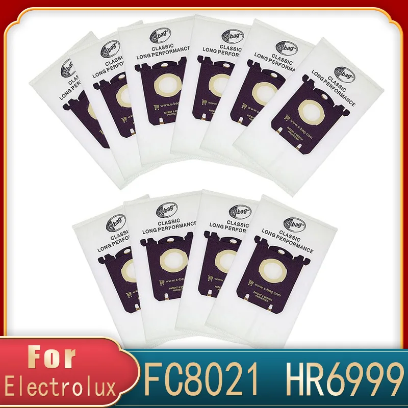 10pcs Vacuum Cleaner Bags Dust Bag White For Electrolux Philips Tornado