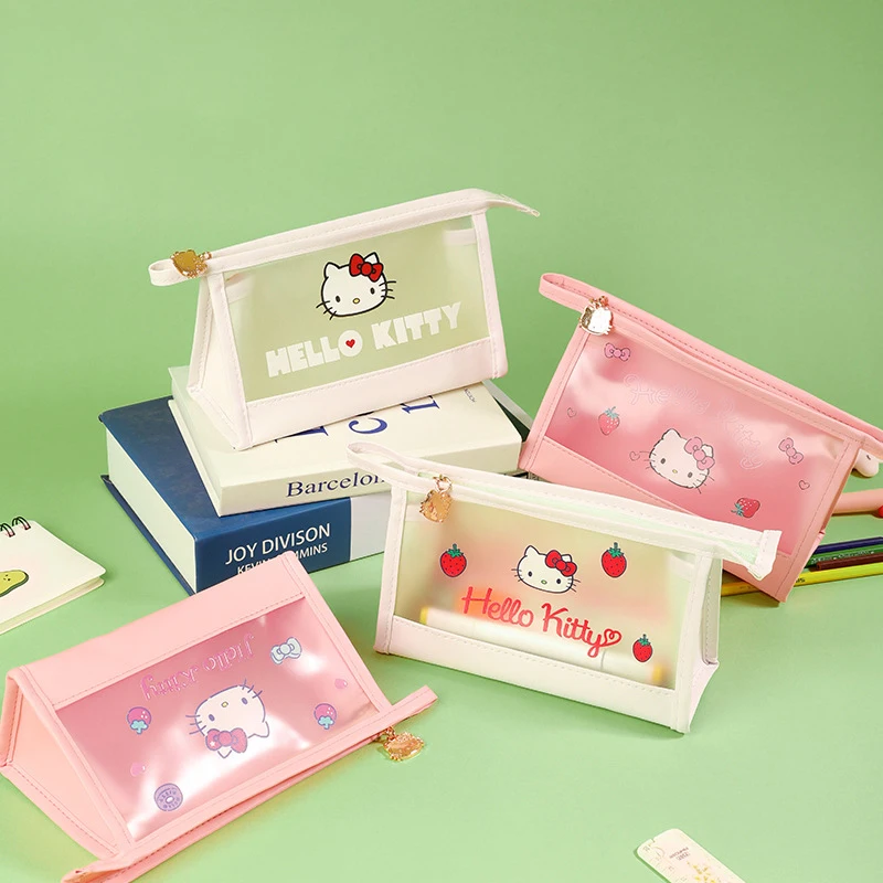 

Sanrio Hello Kitty Women Makeup Bag High Capacity Toiletries Storage Pouch Travel Make Up Organizer Waterproof Beauty Bags Cute