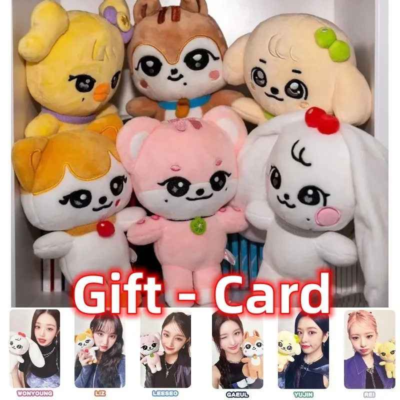 1/6Pcs Kpop IVE Cherry Plush 20cm Kawaii Cartoon Jang Won Young Plushies Cute Stuffed Pillow Doll Toy For Fans Decoration Gift 1 32 scale model china small antelope helicopter sa342 aircraft collection gift decoration display toy airplane fans