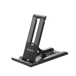 Essager Foldable Mini Mobile Phone and Tablet Desktop Stand Holder (1PCS Black Holder)