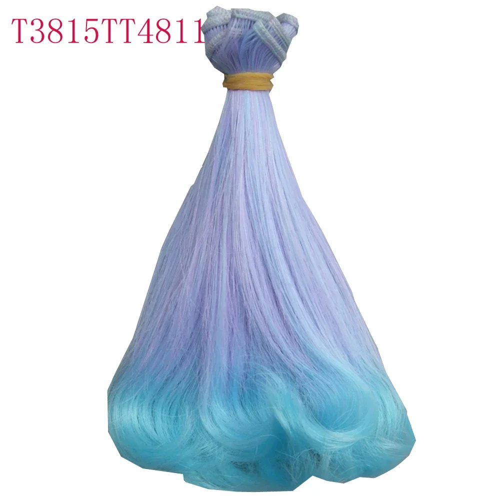 1 piece 15 cm curly doll hair 1/3 /1/4 1/6 Bjd curly BJD wigs SD Russian handmade cloth Doll hair