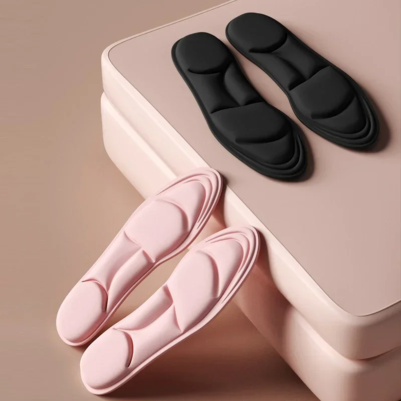 Shoe Insoles 5D Sport Deodorant Breathable Cushion Running Orthopedic Memory Foam For Men Women