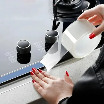 Waterproof and Stain-Resistant Nano Tape: Easy Apply to Seal Pools, Kitchens, for Home & Restaurant Use on Various Surfaces 1