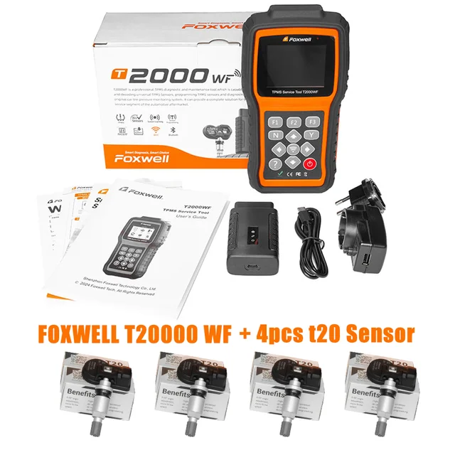 FOXWELL T2000 WF TPMS Diagnostic Tool for Car Tire Pressure Monitor System Programming Diagnosis Sensors Program PK T2000 pro 4