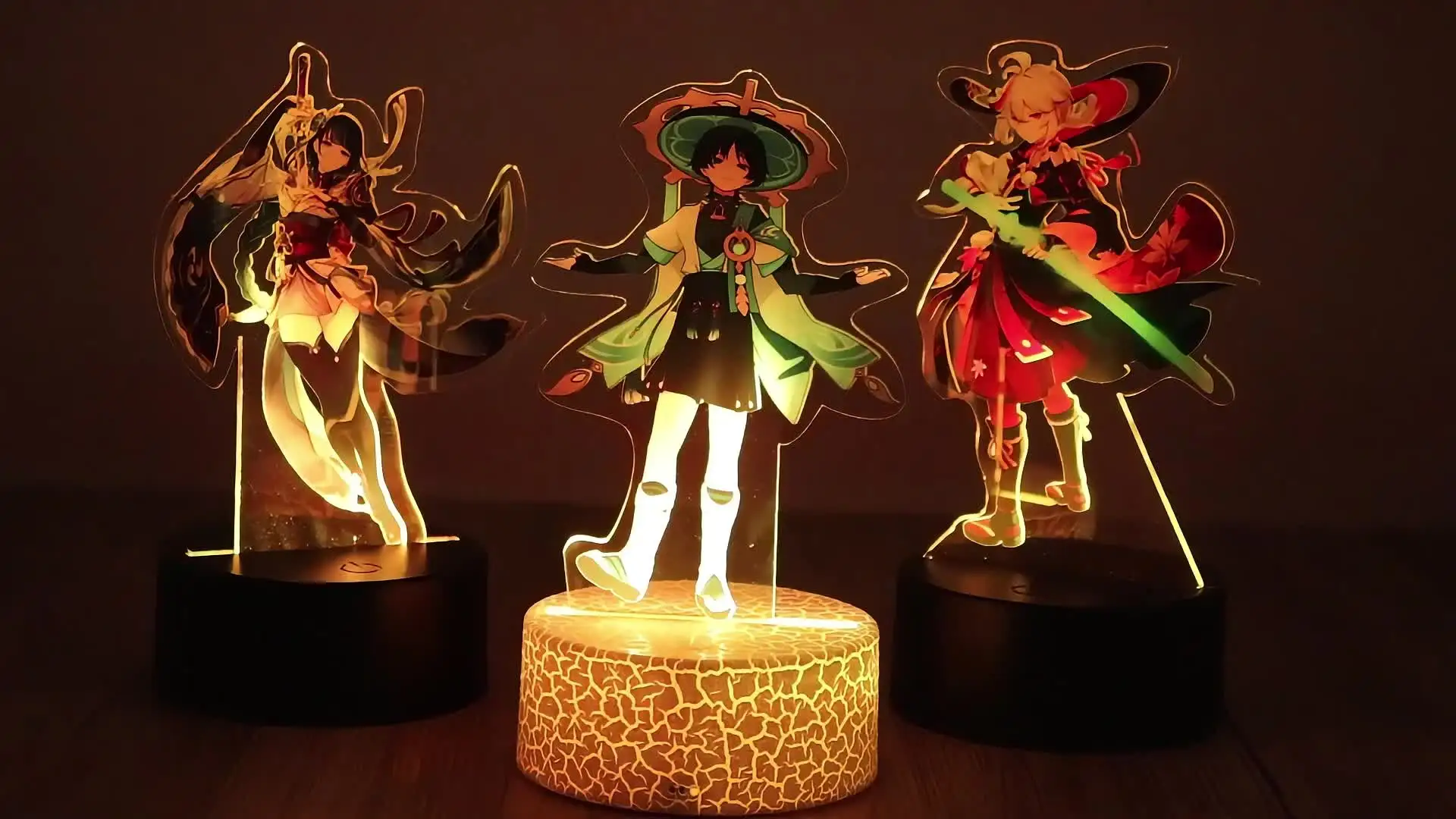LED ナイトライトアニメフィギュアワンピースルフィゾロフィギュア