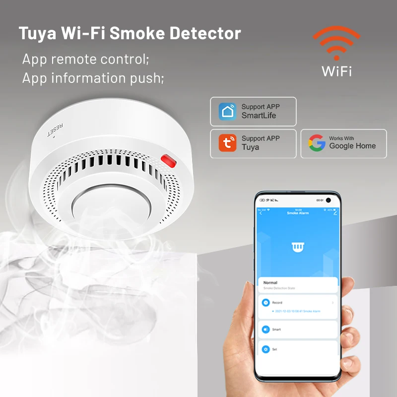 WiFi Smart Smoke Alarm (6 Pack) 4