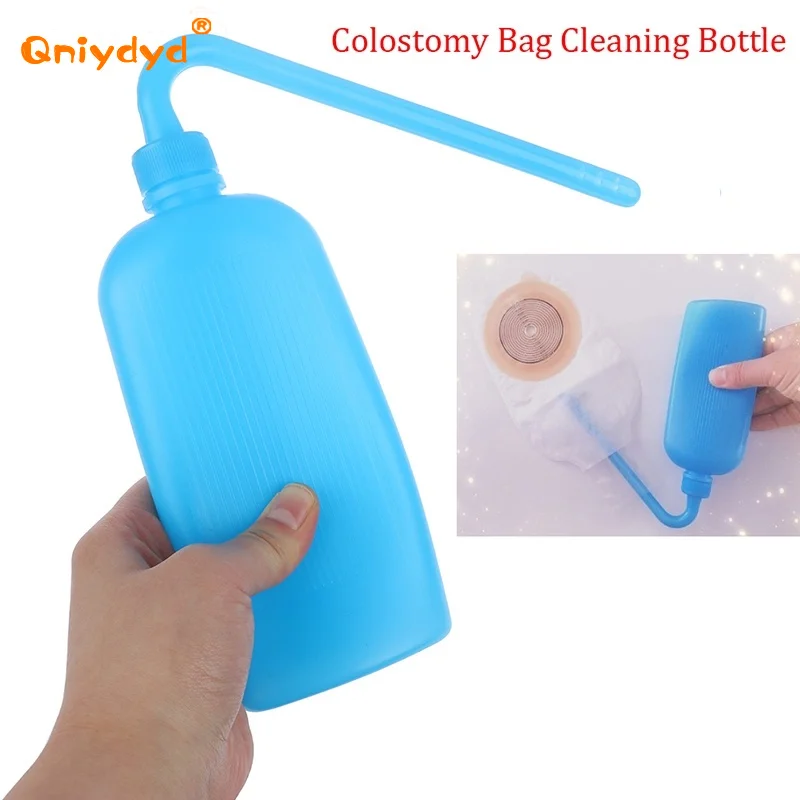 Ostomy Hygiene Cleaner Bottle for Uro & Colostomy Pouch Plastic Ostomy Pouch Cleaner ~ Durable Care Accessories 300ml ostomy supplies