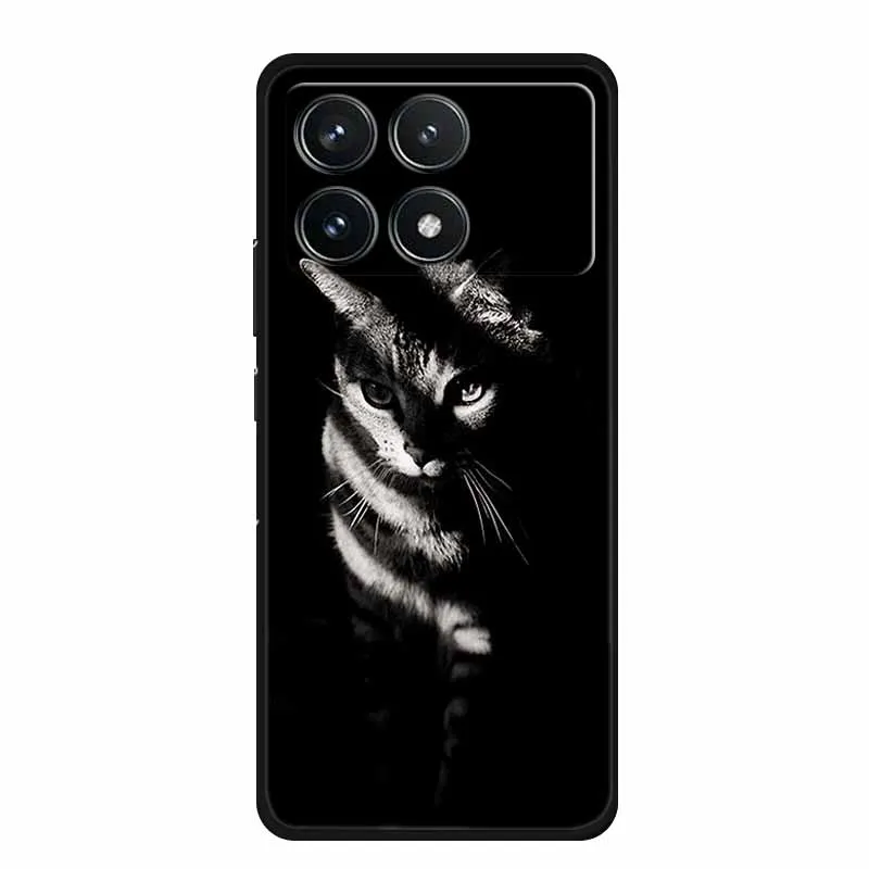 Silicone TPU Soft Shockproof Phone Case - Black