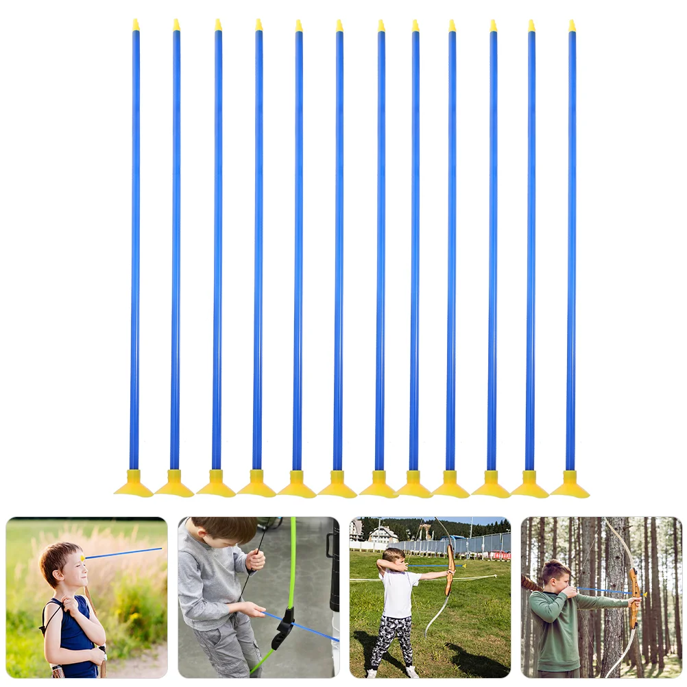 

24Pcs Shooting Arrow Suction Game Arrow Sport Practice Arrow Plastic Reusable Arrow Replacement