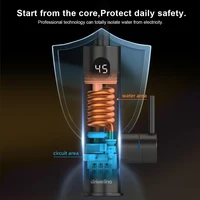 Chauffe-eau électrique Briwellna 220V 2-en-1 : Robinet de cuisine sans réservoir, robinet électrique à débit continu, douche instantanée 2