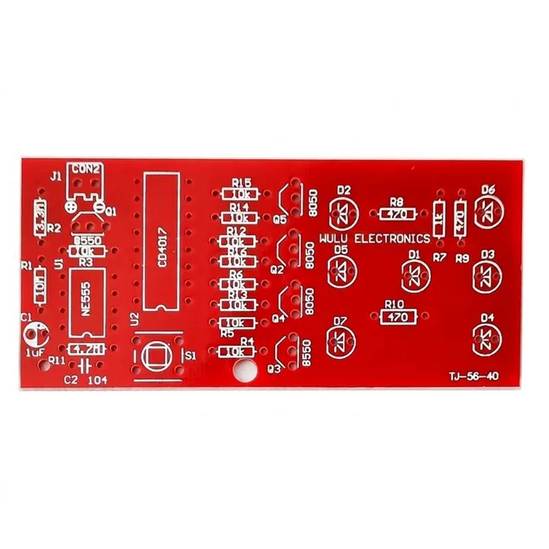 Kit Elettronico Fai-da-Te per Dadi LED Divertenti, Circuito Stampato per Pratica di Saldatura, Esperimento e Assemblaggio, Componente Elettronico Didattico - immagine 4