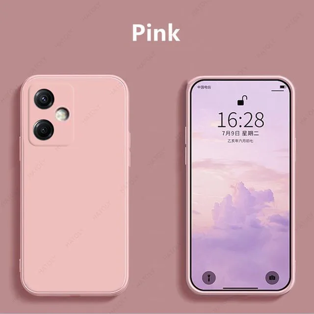 Premium Liquid Silicone Soft TPU Phone Case Cover