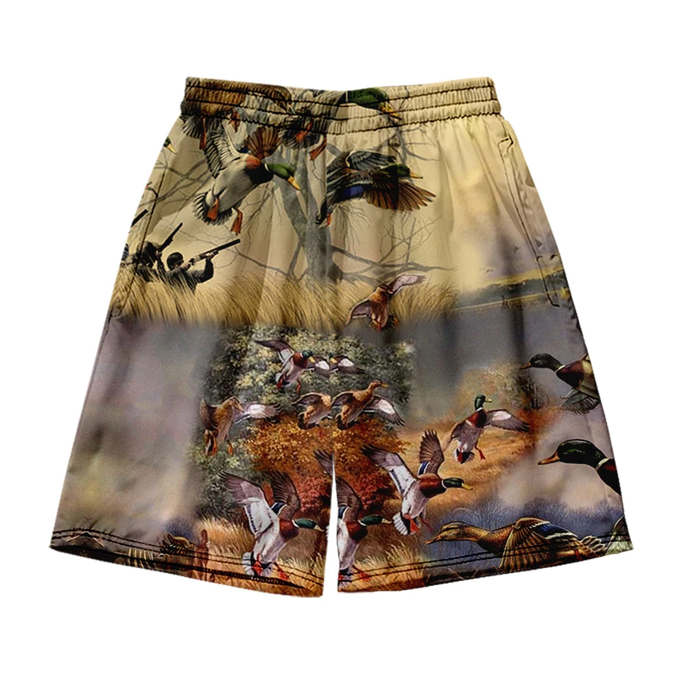 

Пляжные шорты в гавайском стиле, мужская и женская одежда, повседневные модные штаны с 3D Цифровым принтом для пар