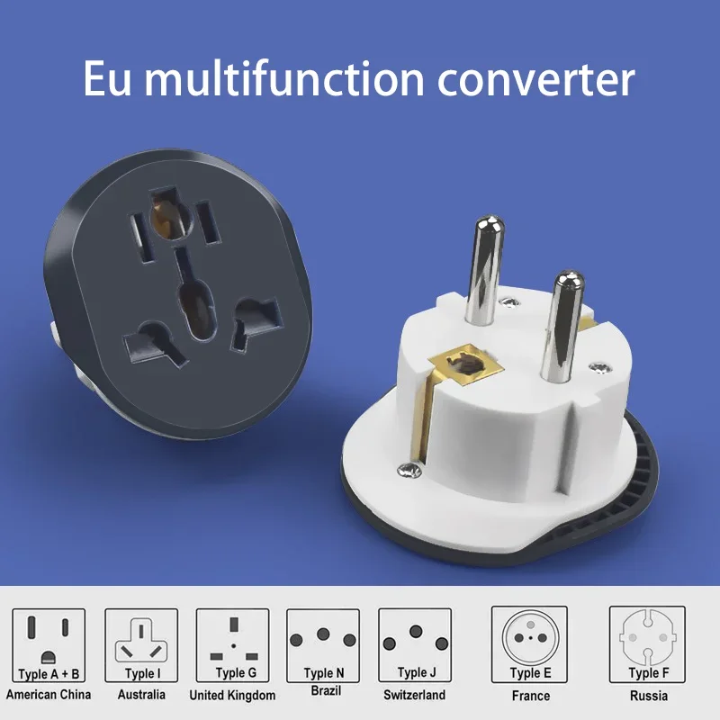 Adaptador Universal de Viagem com tipo c Carregador All-in1 Carregador de Parede Eua ue Reino Unido Aus Viagem 16a 250v Pcs Pcs Peças 20 Peças