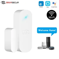 Aubess Graffiti WIFI Door And Window Magnetic Sensor Smart Home Security Door Detector And Google Home Alexa Voice Control