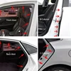 Car Door Seal Strip Rubber Double Layer Sealing Protector Weatherstrip Waterproof for Car Door Glass Window Door Hood Trunk 2