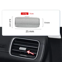 Pièces intérieures automobiles pour Mercedes Benz GLE GLS W167 2020-2026, grille de ventilation de climatisation centrale avant et arrière, clip de fixation 4