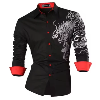 Men's Long Sleeve Shirts Fashionable Luxurious Casual Shirts High Quality Comfortable New Style Oversized Men's Clothing