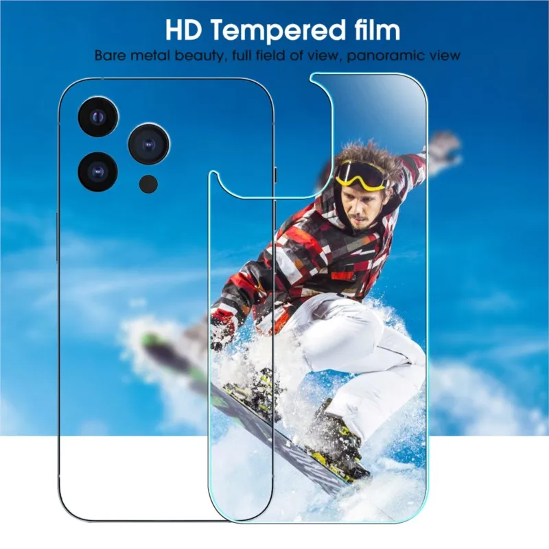 Premium Back Tempered Glass Rear Screen Protector Film (3-Pack)