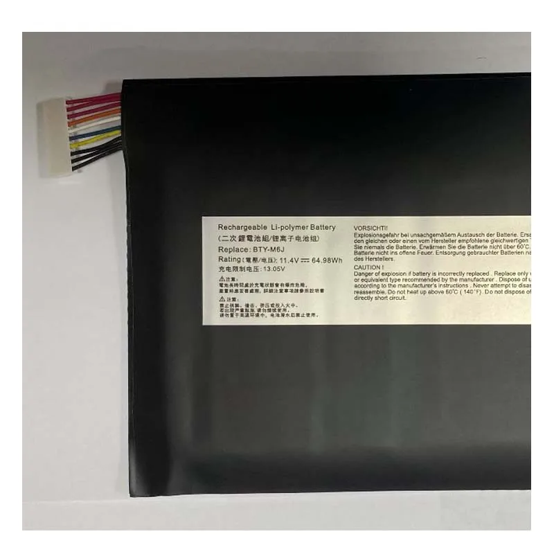 Nova Bateria do Portátil para Msi Bty-m6j Gs63 Gs63vr Gs73 Gs73vr 6rf001us 9n793j200 Tablet pc Ms17b1 Ms-16k2 Ms-16k4 - Imagem 2