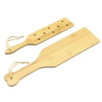 Natural Bamboo Paddle Riding Crops Flogger Horsewhips Spikes 0.8cm Thickness Spanking Paddle Slapper Riding Spurs 1