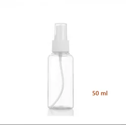 Transparent Refillable Perfume Atomizer Bottles - Mini Cosmetic Spray Containers (20/30/50 ML) (50ml)