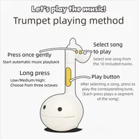  Otamatone Mini musique électronique jouets musicaux créatifs de production sonore instruments de musique apaisants et relaxants Notes de musique mignonnes 4