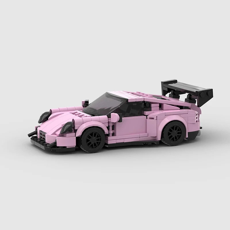 

Модель гоночного автомобиля MOC автомобиля F1, Классический конструктор гоночного автомобиля, скоростные чемпионы, супер-гонка, кирпич, рождественский подарок, город, технический креативный