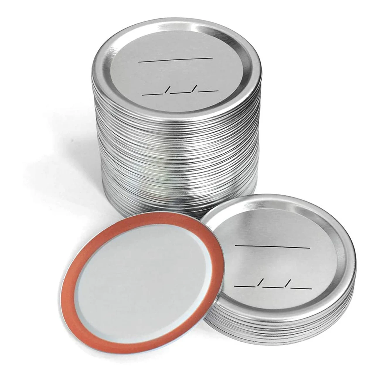 

80Pcs Wide Mouth Canning Lids Mason Jar Canning Lids for Ball Split-Type Lids Leak Proof 86mm Mason Jar Lids for Canning