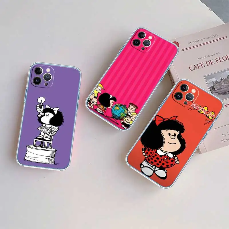 RE44 M-Mafaldas Transparent Phone Case - Sleek and Durable Protection