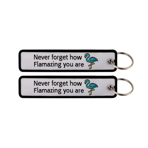 1pcs Computer Pop-up Window Quotes Embroidered Keys Tag Keychains For Motorcycles Backpack Fashion Key Ring Accessories Gifts - Image 69