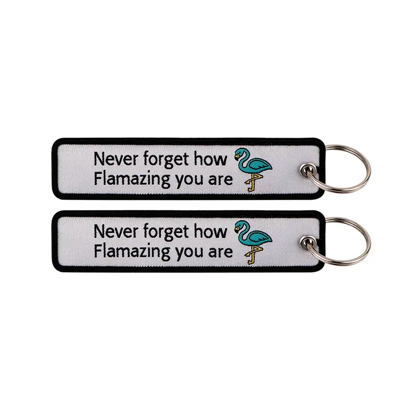 1pcs Computer Pop-up Window Quotes Embroidered Keys Tag Keychains For Motorcycles Backpack Fashion Key Ring Accessories Gifts - Image 69