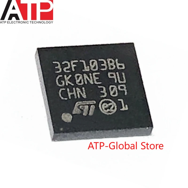 

Интегральная схема микроконтроллера STM32F103RBH6 BGA-64 32F103B6, 1-100 шт.