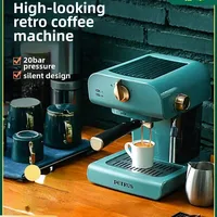 Italian Coffee Machine Fully Semi-automatic Commercial Steam Integrated Coffee Machine Coffee Maker Machine Makers Press Coffe 1