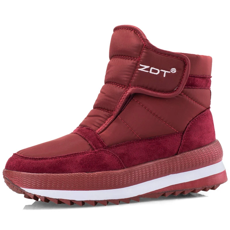 Winter Boots Men Shoes Large Size Waterproof Snow Boots Thickened Cotton Ankle For Women Shoes Non-slip Warm Fur Men Boot