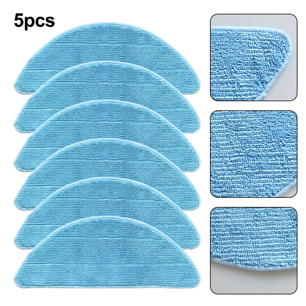 5Pcs Mop Cloth For Kabum 700/500 Robot Vacuum Cleaner Washable Cleaning Cloth Mopping Pad Replacement Accessories 5