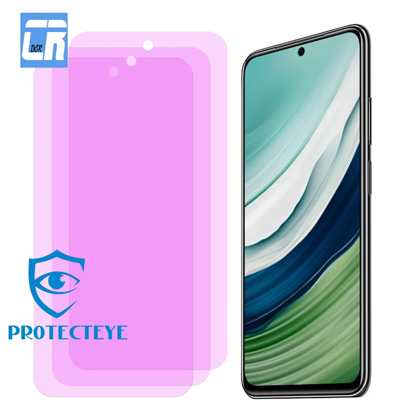 

3Pcs Anti Blue Light Tempered Glass For Huawei Mate 60 50e P50E P40 P30 Lite Nova 11 10Z 9 8 SE Y91 Y61 Y71 Screen Protector