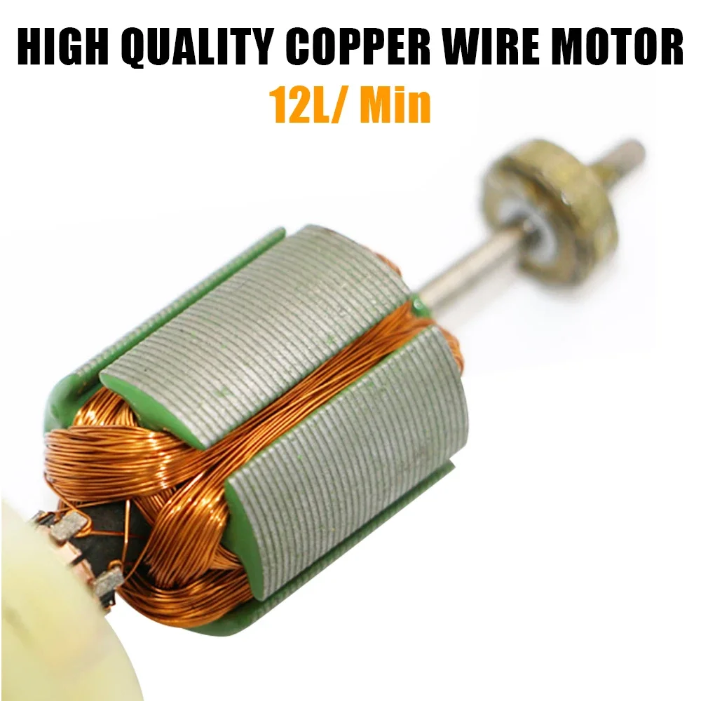 รูปสินค้า ปั๊มถ่ายโอนไฟฟ้า 12V 12 ลิตรต่อนาที สำหรับน้ำมันดีเซล น้ำ เชื้อเพลิง เปลี่ยนถ่ายน้ำมัน รถบรรทุก เรือ รถยนต์ ปั๊มอเนกประสงค์