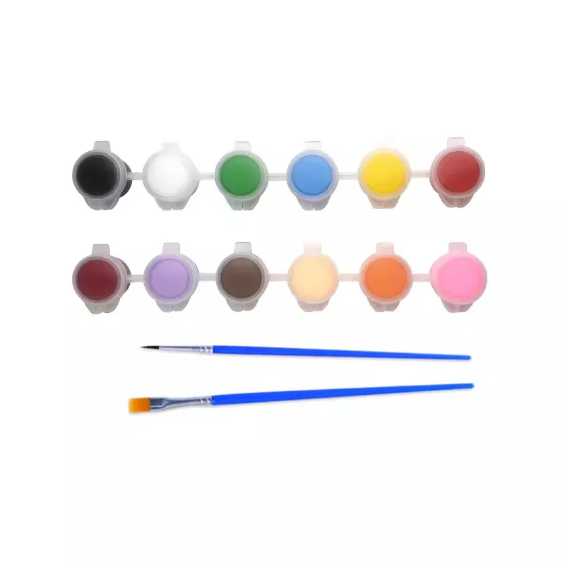 6-Color 2ML Acrylic Pigment Set 6