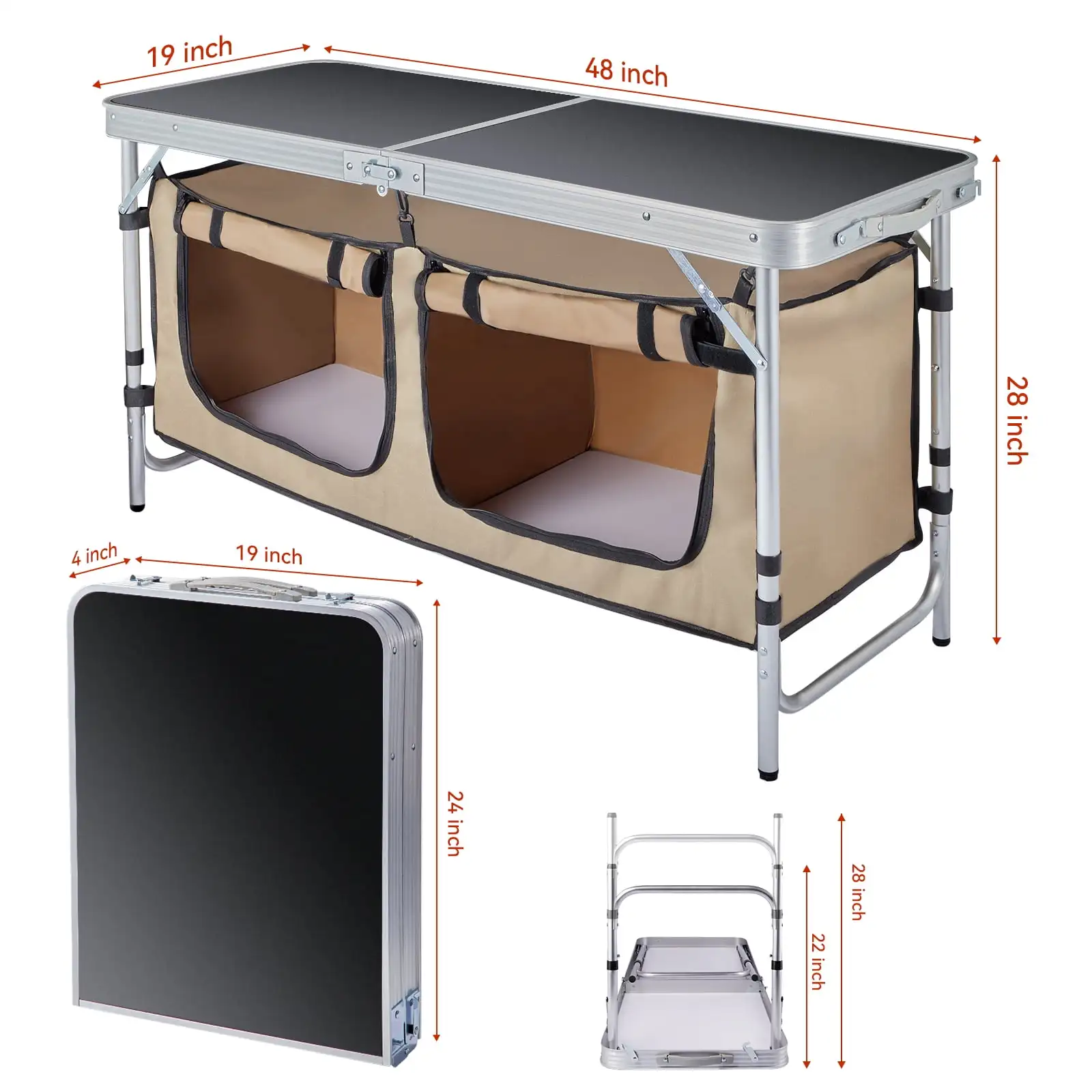 Portable Camping Table Set 5