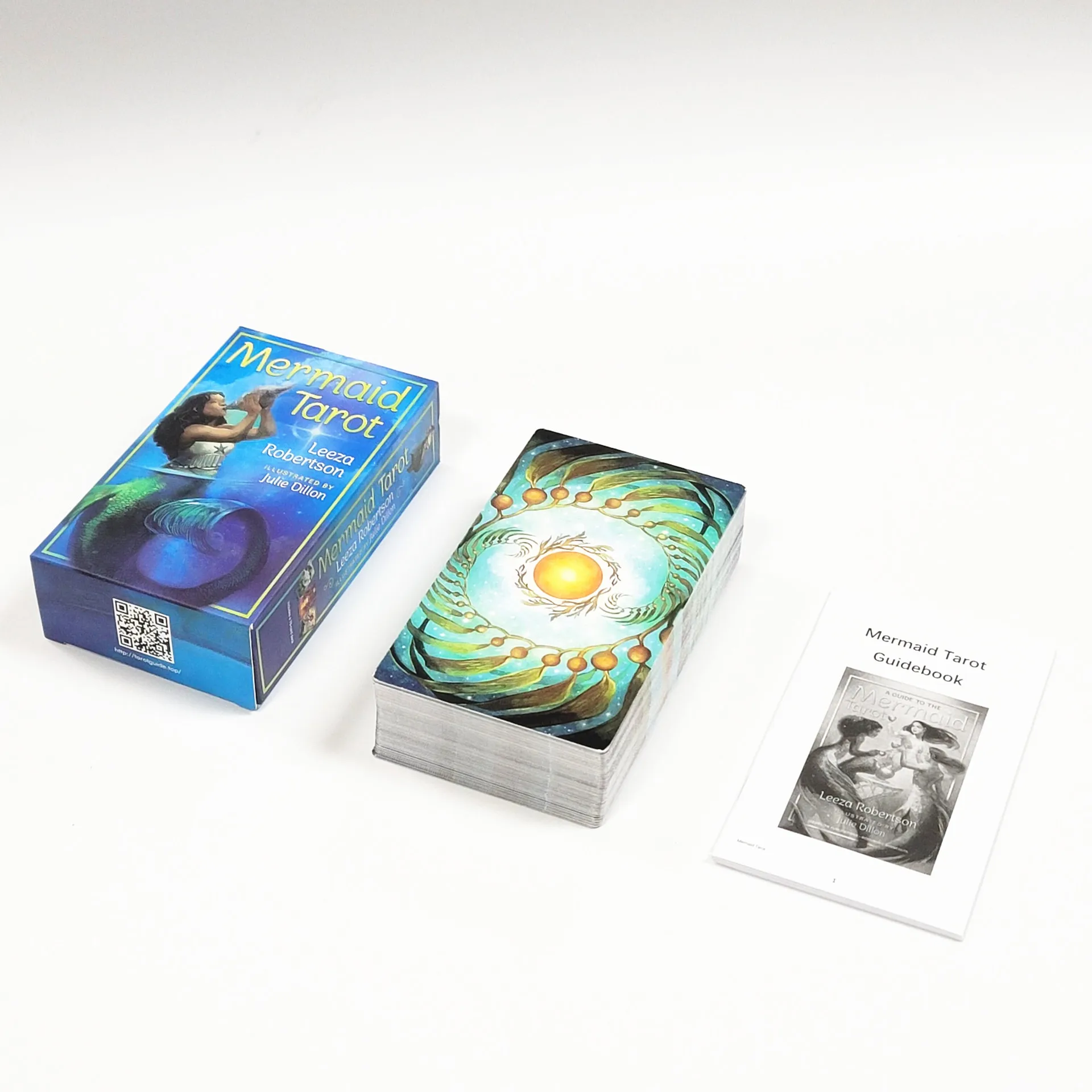 

12x7cm Tapo Mermaid Tarot Cards with Paper Guide Book Holiday Gift Interaction Divination Board Games