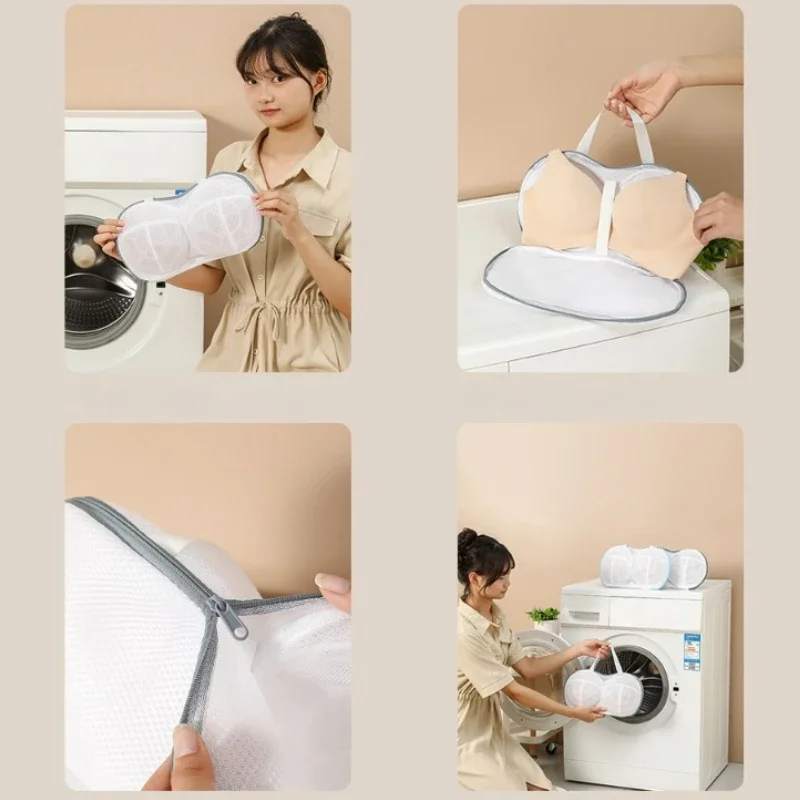 Thickened Coarse Mesh Bra Bag Washing Machines Special Underwear Washing Bag Anti Deformation Machine Bra Laundry Bags
